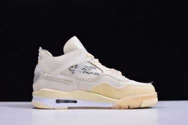 Off-White x Air Jordan 4 White Brown