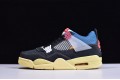 Union x Air Jordan 4 "Off Noir" Black Blue DC9533-001