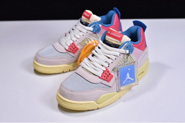 Union x Air Jordan 4 "Guava Ice" Pink Red Blue DC9533-800