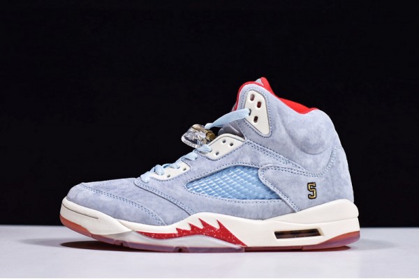 Trophy Room x Air Jordan 5 Retro Blue Red