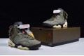 Travis Scott x Air Jordan 6 "Olive" Green Black CN1084-200