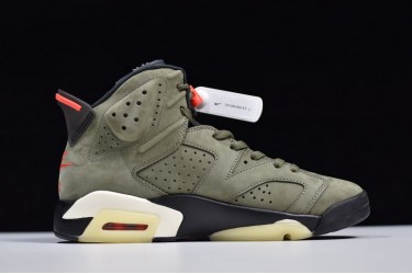 Travis Scott x Air Jordan 6 "Olive" Green Black CN1084-200