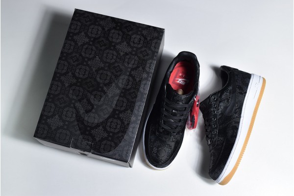 Clot x Nike Air Force 1 Black Silk Black White CZ3986-001