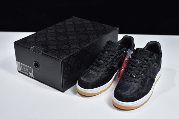 Clot x Nike Air Force 1 Black Silk Black White CZ3986-001