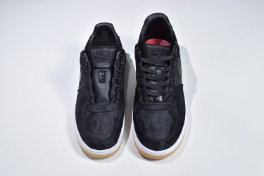 Clot x Nike Air Force 1 "Black Silk" Black White CZ3986-001