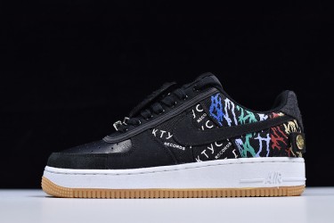 Travis Scott x Nike Air Force 1 Astroworld Black White