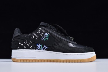 Travis Scott x Nike Air Force 1 Astroworld Black White