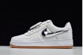 Travis Scott x Nike Air Force 1 White White Silver AQ4211-100