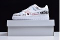 Vlone x Pauly x Nike Air Force 1 Mase White Black Red