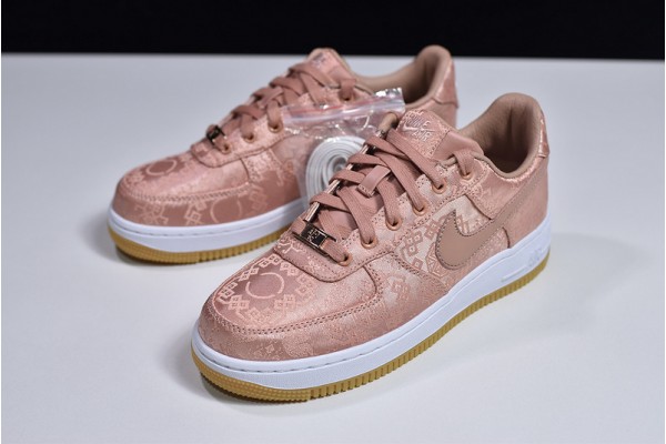 Clot x Nike Air Force 1 Pink White