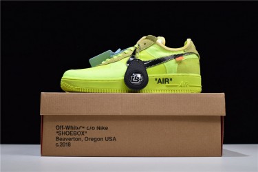 Off-White x Nike Air Force 1 2.0 Green Black