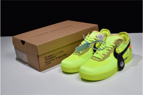 Off-White x Nike Air Force 1 2.0 Green Black