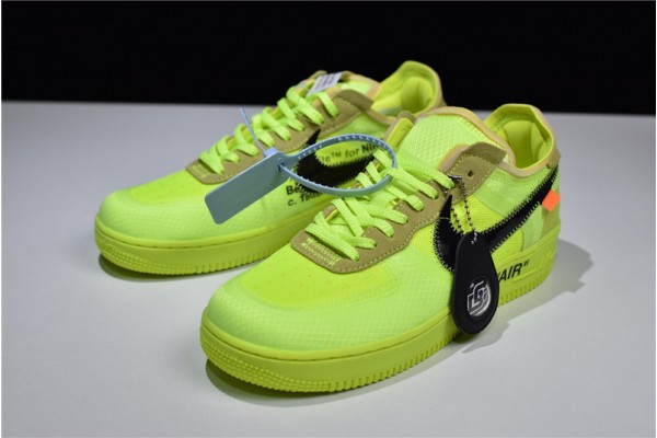 Off-White x Nike Air Force 1 2.0 Green Black