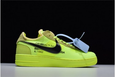 Off-White x Nike Air Force 1 2.0 Green Black