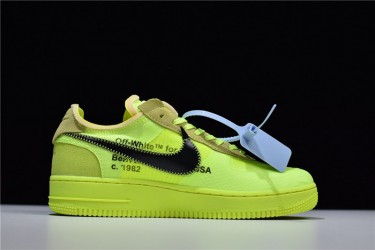 Off-White x Nike Air Force 1 2.0 Green Black