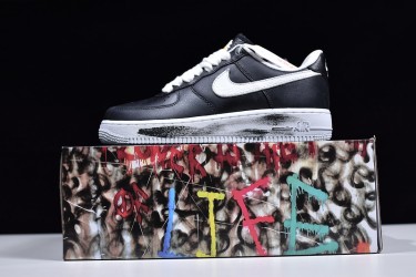 Peaceminusone x Nike Air Force 1 Low "Para-Noise" Black White AQ3692-001