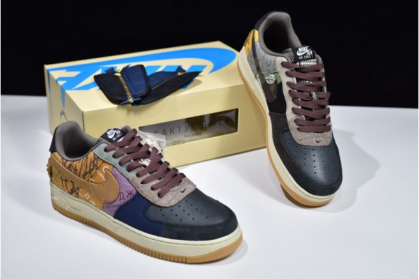 Travis Scott x Nike Air Force 1 Cactus Jack Black Brown CN2405-900