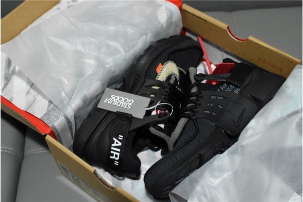 Off-White x Nike Air Presto 2.0 "Black" Black White AA3830-002