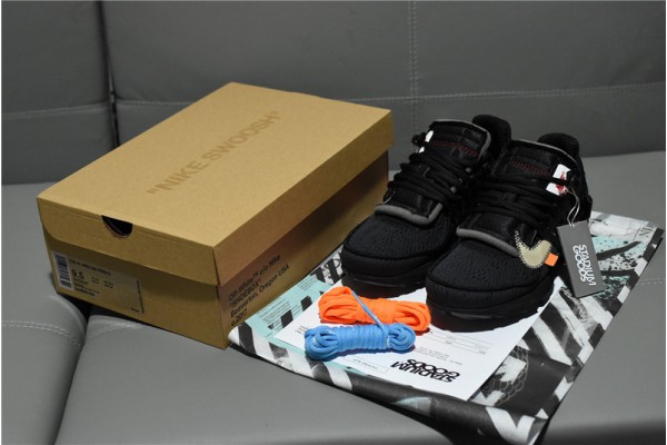 Off-White x Nike Air Presto 2.0 "Black" Black White AA3830-002