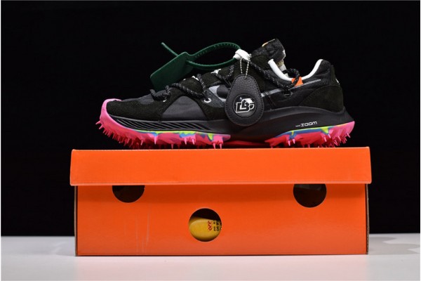 Off-White x Nike Air Zoom Terra Kiger Black Pink CD8179-001