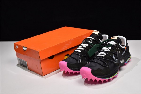 Off-White x Nike Air Zoom Terra Kiger Black Pink CD8179-001