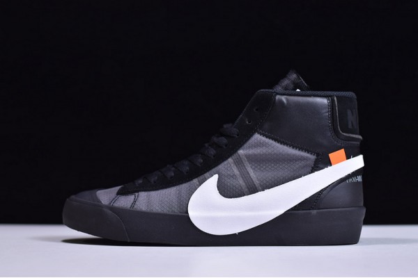 Off-White x Nike Blazer Mid Grim Reaper Black White AA3832-001