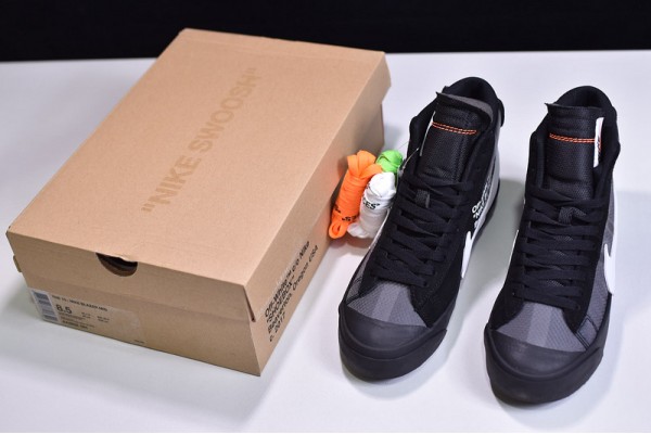 Off-White x Nike Blazer Mid Grim Reaper Black White AA3832-001