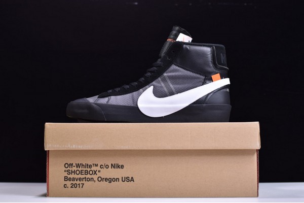 Off-White x Nike Blazer Mid Grim Reaper Black White AA3832-001