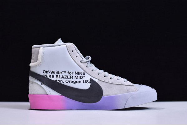 Off-White x Nike Blazer Mid Queen Purple Black AA3832-002