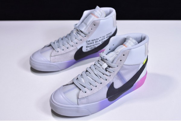 Off-White x Nike Blazer Mid Queen Purple Black AA3832-002