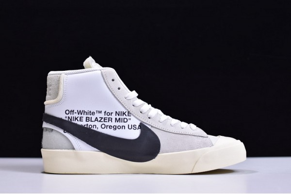 Off-White x Nike Blazer Mid The Ten White Black AA3832-100