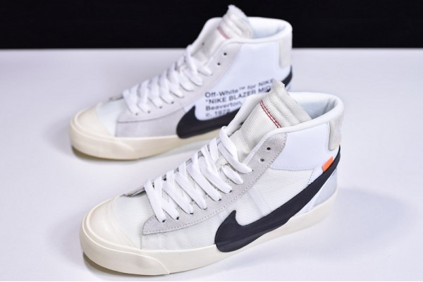 Off-White x Nike Blazer Mid The Ten White Black AA3832-100