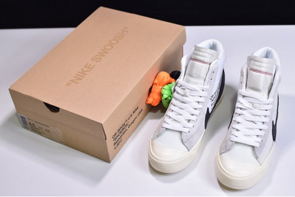 Off-White x Nike Blazer Mid The Ten White Black AA3832-100