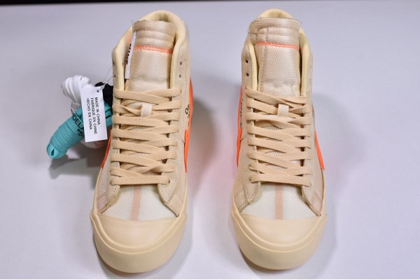 Off-White x Nike Blazer Mid All Hallows Eve Yellow Orange AA3832-700