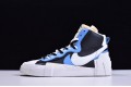 Sacai x Nike Blazer Mid University Blue Black Blue White BV0072-001