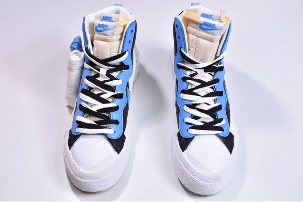 Sacai x Nike Blazer Mid University Blue Black Blue White BV0072-001