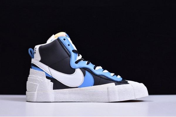 Sacai x Nike Blazer Mid "University Blue" Black Blue White BV0072-001