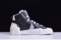 Sacai x Nike Blazer Mid Black Grey Black White BV0072-002