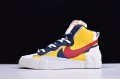 Sacai x Nike Blazer Mid Maize Navy Blue Red Yellow BV0072-700