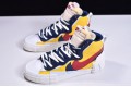 Sacai x Nike Blazer Mid Maize Navy Blue Red Yellow BV0072-700