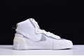 Sacai x Nike Blazer Mid White Grey Triple White BV0072-100