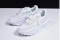 Sacai x Nike LVD Waffle Daybreak White Nylon Triple White BV0073-101