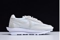 Sacai x Nike LVD Waffle Daybreak White Nylon Triple White BV0073-101