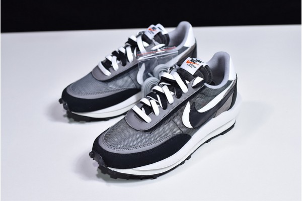 Sacai x Nike LVD Waffle Daybreak Dark Grey Black White BV0073-001