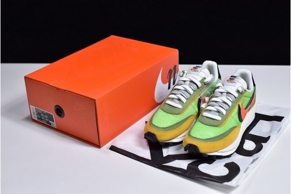 Sacai x Nike LVD Waffle Daybreak Green Gusto Green Yellow BV0073-300