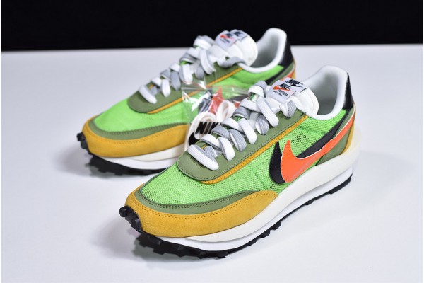 Sacai x Nike LVD Waffle Daybreak Green Gusto Green Yellow BV0073-300