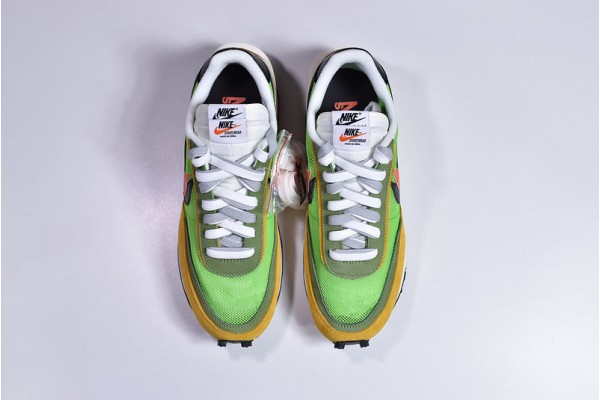 Sacai x Nike LVD Waffle Daybreak Green Gusto Green Yellow BV0073-300