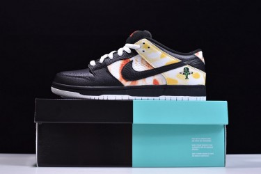 Nike Dunk SB Low Pro "Raygun Tie-Dye" Black Yellow BQ6832-001