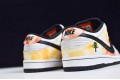 Nike Dunk SB Low Pro Raygun Tie-Dye White Yellow Orange BQ6832-101