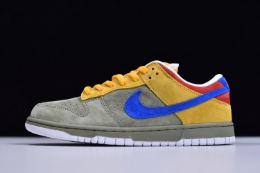 Nike SB Dunk Low "Puff N Stuff" Gray Yellow Blue 313170-341